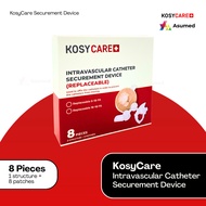 KOSYCARE Nasal Tube Securement Kit NG Feeding Tube Holder 5–18Fr Silicone Adhesive Patch