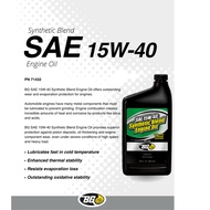 BG SAE 15W-40 Synthetic Blend Diesel engine oil