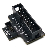 New 1.27mm JTAG Adapter Board–20 Pin 2.54mm to 10 Pin 1.27mm Standard JTAG Interface Support for /SW