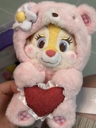 迪士尼奇奇蒂蒂情人節毛絨公仔