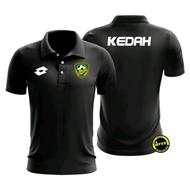 Kedah FC TRAVEL JERSEY 2022 FOOTBALL FUTSALL POLO OFFICIAL TEAM WEAR TOP APPARELS MICROFIBER