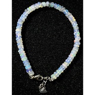 #B895-11 100% Natural High Quality Multicolored Opal Bracelet 4.7mm