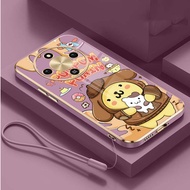 Honor X9d 5G HONOR X9d Pompompurin TPU Square Case Cute Golden Retriever Design Case