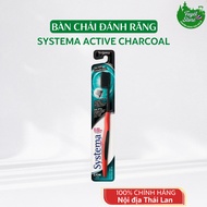 Systema Active Charcoal Japanese Antibacterial Activated Carbon Toothbrush