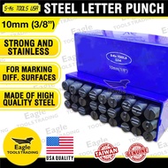 S-Ks Tools USA Steel Letter Punch 10mm (3/8") Marking Surface Tool A to Z Letter tool