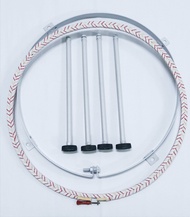 1 complete set of 18 inch Aari/Embroidery work stand. Good quality product.