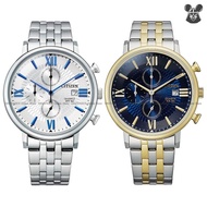 CITIZEN AN3610-71A / AN3616-75L Men's Analog Watch Chronograph Quartz 41mm SS Bracelet *Original