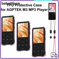 LUCKY MP3 Player , TPU Transparent MP3 Player Cover,  Dust Resistant Shock Resistant Raised Edges Pr