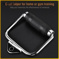 Gepnoo D Row Handle Single, Cable Attachment Accessories, Triceps Rubber Grip, Gym Attachment Handle