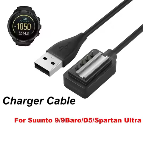 Charger for Suunto Spartan Sport Wrist HR Ultra For Suunto 9 USB Charging Cable Dock Cradle Smart Wa