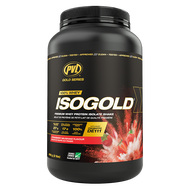 PVL Iso Gold Whey 100% Premium Whey Protein Isolate+Hydrolyzed - 2 Lbs พรีเมียมเวย์โปรตีนไฮโดรไลท์ ส