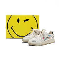 belle | รองเท้าผ้าใบเด็กสีขาว SMILEY