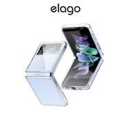 elago Compatible with Samsung Galaxy Z Flip 4 Case - Hybrid Clear Case, PC + TPU Hybrid Technology, 
