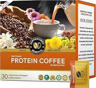 Coffeecurry Protein Coffee Premix (30 Sachet) - Enhances Energy Levels with Protein Nourishing Ingre