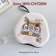 【High quality】For Sony WH-CH720N Headphone Case Cartoon Creative Patterns Headset Earpads Storage Ba