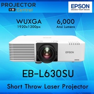Epson EB-L630SU WUXGA 3LCD Short Throw Laser Projector เลเซอร์โปรเจคเตอร์ ความสว่างสูง ระยะฉายสั้น (สามารถออกใบกำกับภาษีได้) [ ร้าน Projector Central ]
