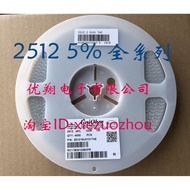 HKT Chip Resistor 2512 0.5 R/0.56 R/0.68 R/0.75 R/0.82 R Ou 5% (4,000/Disk)