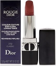 Dior Christian Rouge Couture Lipstick Matte - 772 Classic Lipstick (Refillable) Women 0.12 oz