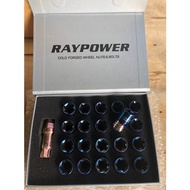 RAYPOWER Racing Wheel Nuts Sport Rim M12 X P1.5
