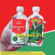 Euky Bear / Eucapro / Kangaroo / Bosito's Eucalyptus Oil Made In Australia 60 ml, Date New