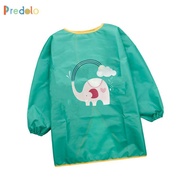 [Predolo] Art Smock for Kids, Soft Play Apron for Kids with Long Sleeves, Artist Apron for Kids, Pai