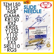 SLIDE NEEDLE ASSY JARUM SET TZM 150 TS TS125 NSR GAMA KR150 Y100 SPORT RXZ Y125Z 125Z