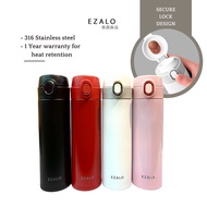 EZALO Fresh Bounce Lid Insulated Vacuum 316 Stainless Steel Thermal Flask (500ml)