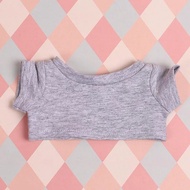 20Cm Quần Áo Búp Bê Cotton Áo Thun Nữ Tay Ngắn Màu Trắng Thương Hiệu Trung Quốc Hợp Thời Trang Búp B