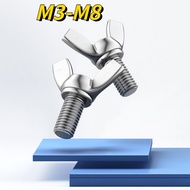 [XNY] 304 Stainless Steel Butterfly Screw M3M4M5M6 Hand Screw Bolt Hand Screw Screw