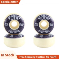 4Pcs Skateboard Wheels 54mm PU Hardness Skate 85A Longboard Wheels for Street Longboard Skate Deck W