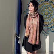 Kani卡尼丨頂級羊絨圍巾Pashmina-紅石榴