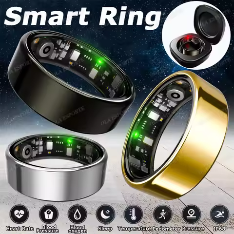 Ola Esporte Smart Ring Blood Pressure Heart Rate Monitoring Smartring IP68&5ATM Waterproof Multi-spo