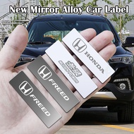Honda Freed Mirror Metal Car Logo Stickers Label 3D Badge Decoration Label Car Modification Accessories