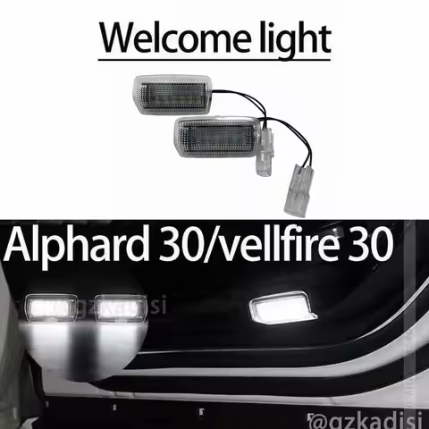 2pcs welcome light alphard 30/ vellfire 30（2015-2022）AGH30 ANH30 car door light led car door light
