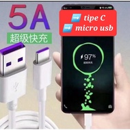 5A super fast charging cable 5A micro usb type C cable 5A white cable android fast charging cable