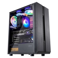 先马（SAMA）剑魔K3 台式电脑机箱 左侧亚克力全侧透/支持ATX主板、240水冷、U3、下置电源仓/22mm背线空间