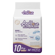 ANDLOVE Adult Diapers M/L/XL (10pcs/1pack) Caress Adult Diaper Tape Leak-Proof