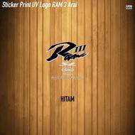 Arai Ram3 transparent uv sticker