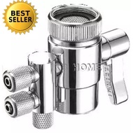 KBHOME 1/4'' FILTER VALVE 2 Way One Way Diverter Valve For Water Filter Purifiers For 1/4" Tube Adap