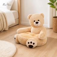 Baoblaze Comfy Teddy Bear Sofa Chair Upholstered Soft Sofa with Armrests Soft Toddler Couch Compact 