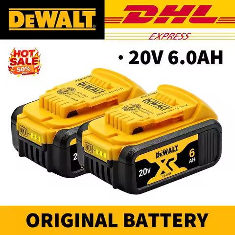 For DCB206 DeWALT Power Tool Battery 20V 6.0Ah 18650 ‌Lithium-ion Battery‌ 60V 9.0Ah DCB609 120W Hig