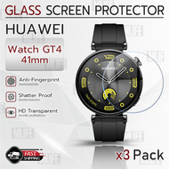 MLIFE - กระจก นาฬิกา Huawei Watch GT 4 41มม. แบบสุญญากาศ ฟิล์มกันรอย กระจกนิรภัย เต็มจอ - Premium 2.5D Curved Tempered Glass for Huawei Watch GT4 41mm