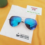 Uv400 Blue Mirror Sunglasses