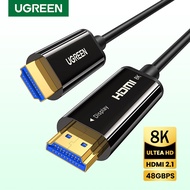 UGREEN 8K HDMI 2.1 Fiber Optic Cable Dynamic HDR 8K/60Hz, 4K/120Hz Ultra High Speed 48Gbps 3D Headphone HDCP2.2 for Samsung 8K TV
