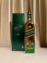 Johnnie Walker Green Label 15 Year Old Blended Malt Scotch Whisky 舊版 調和威士忌 台灣中文版