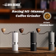 MHW-3BOMBER Racing M1 Manual Coffee Grinder | Hand Burr Grinder for Espresso & Pour Over