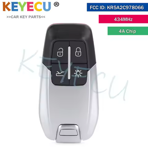 KEYECU For Ferrari 458 588 488GTB La Ferrari 2014-2020 Smart Key 433mhz 4A FCCID: KR5A2C978066