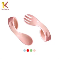 Satu Keluarga Peralatan Makan Bayi Set Sendok Garpu Anak C705 Alat Makan Baby Training Belajar Makan