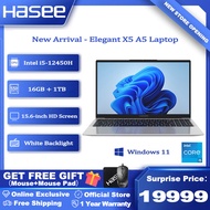 แล็ปท็อปพับได้ประสิทธิภาพสูง X5หรู A5วินโดวส์11คอมพิวเตอร์โน้ตบุ๊ก15.6นิ้ว IPS หน้าจอ FHD ระหว่างแกน