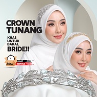 [CROWN Tunang] Zirconia, Crown Rhinestone, Crown Tunang, Crown Nikah, Crown Wedding, Crown Cantik - 